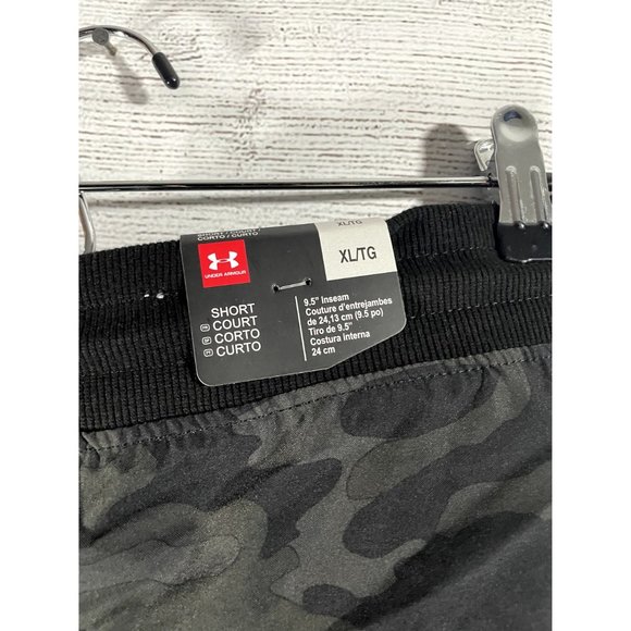 Under Armour Men's Camo 2 Pocket Shorts Black Size XL *New with Tags* - Picture 8 of 10